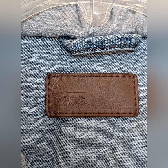 Asos Distressed Denim Jacket with Hood - Picture 4 of 7